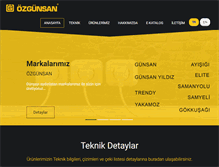 Tablet Screenshot of ozgunsan.com
